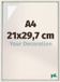 yd, cadre photo 21x29,7 cm White Wash - cadre pour toile - MDF Lyon