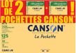 CANSON Graan C – set met 2 hoezen, 12 vellen wit tekenpapier, 24 x 32, 125 g/m²