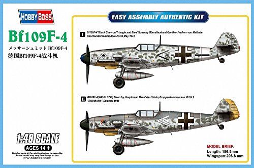 Hobbyboss 081749 1/48 Me Bf 109 F4 modelbouwset
