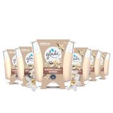 Glade Romantic Vanilla Blossom geurkaarsen van glas, 6 stuks, tot 27 uur brandduur, 6 x 112 g