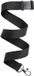 Merkloos / Sans marque Makito Western Europe (mkto) Keycord/lanyard koord - 10x - zwart - met sleutelhanger - 50 cm
