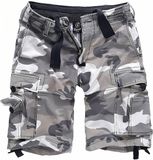 Brandit Vintage Cargo Korte broek - 7XL - Wit/Grijs