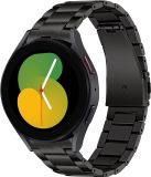 Strap-it Samsung Galaxy Watch 5 - 40mm titanium bandje - zwart