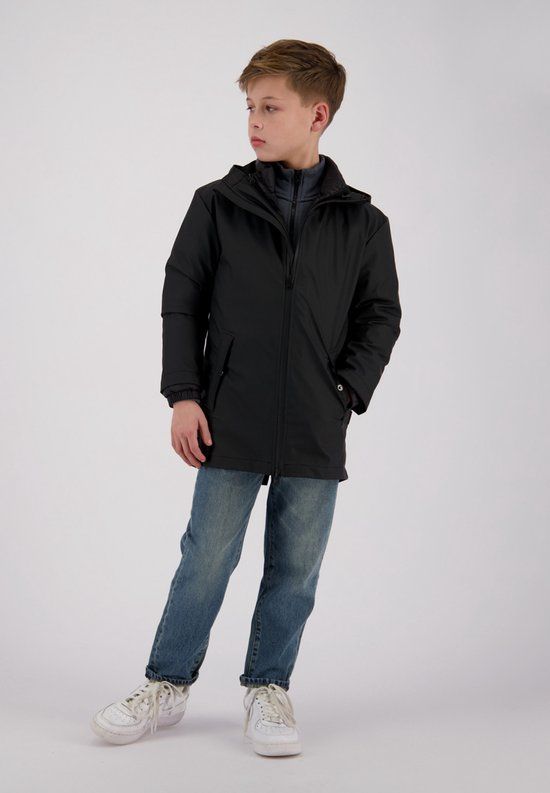 Vingino jongens regenjas met binnenjas Monsoon Deep Black