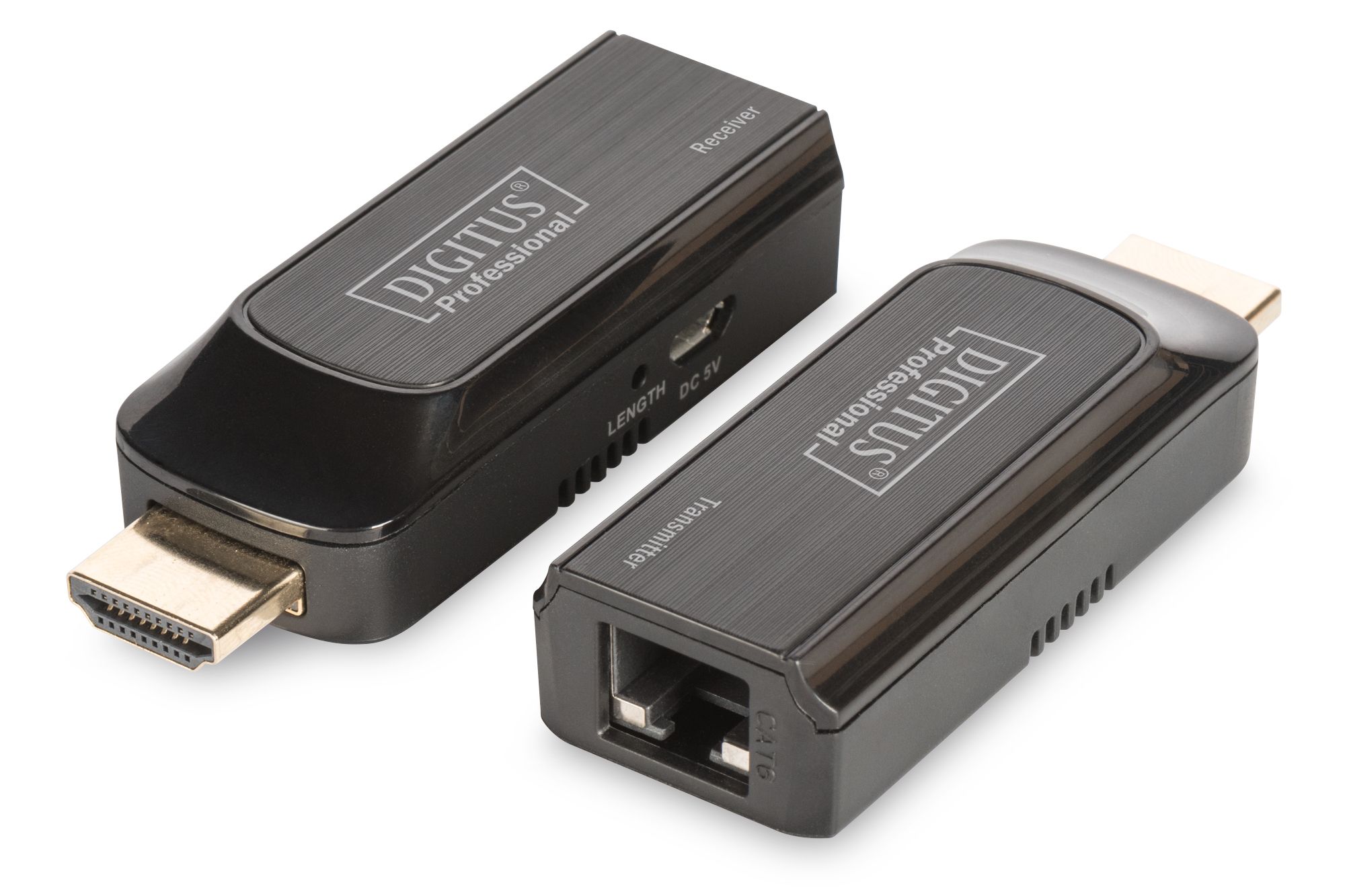 Digitus DS-55203 - AV extender - zwart
