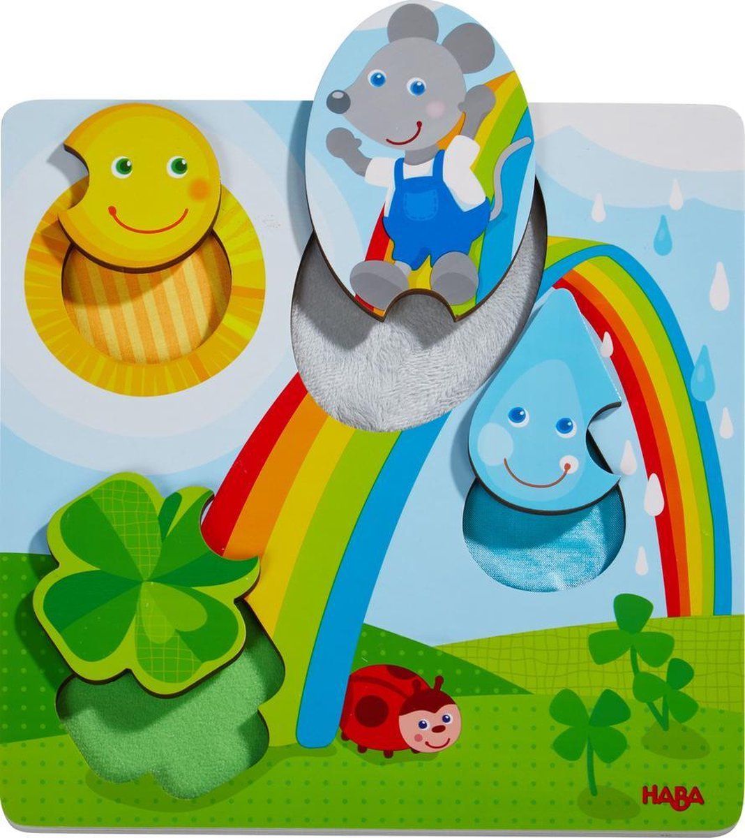 Haba Voelpuzzel Muis - Hout - Multicolor - 2021