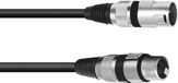 Omnitronic XLR cable 3pin 0.5m bk