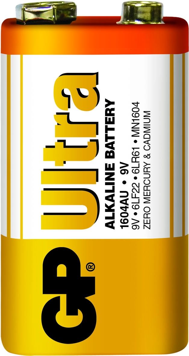 GP Ultra Alkaline 9V Batterij - 1 stuk