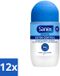 Sanex 12 x Dermo Extra Control Deodorant Roller - 50 ml