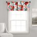 Lush Decor Valance, 45,7 cm x 132 cm, Multi Poppy Garden Gordijnen Kamer Verduistering Raampaneel Set voor Woon-, Eeten-Slaapkamer, 18" L