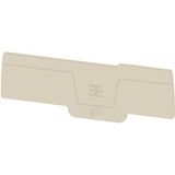 Weidmüller 3051580000 Afsluitplaat voor klemmen Beige 20 stuk(s)
