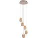 Highlight - Hanglamp Egg 5 lichts Ø 30 cm champagne