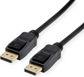 VALUE DisplayPort Kabel, DP v1.3/v1.4, M/M, zwart, 1,5 m