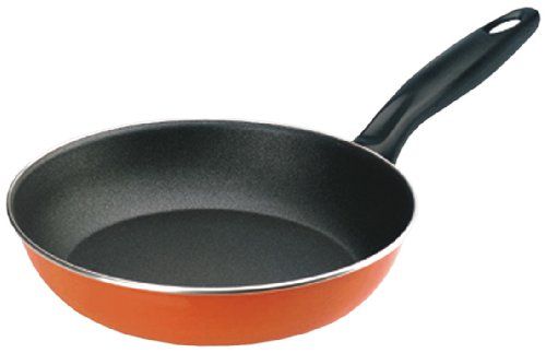 Ibili Koekenpan New 22 cm, staal, oranje/zwart