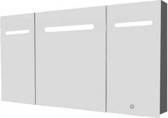 Best Design Miracle LED Spiegelkast 100x80cm - Aluminium