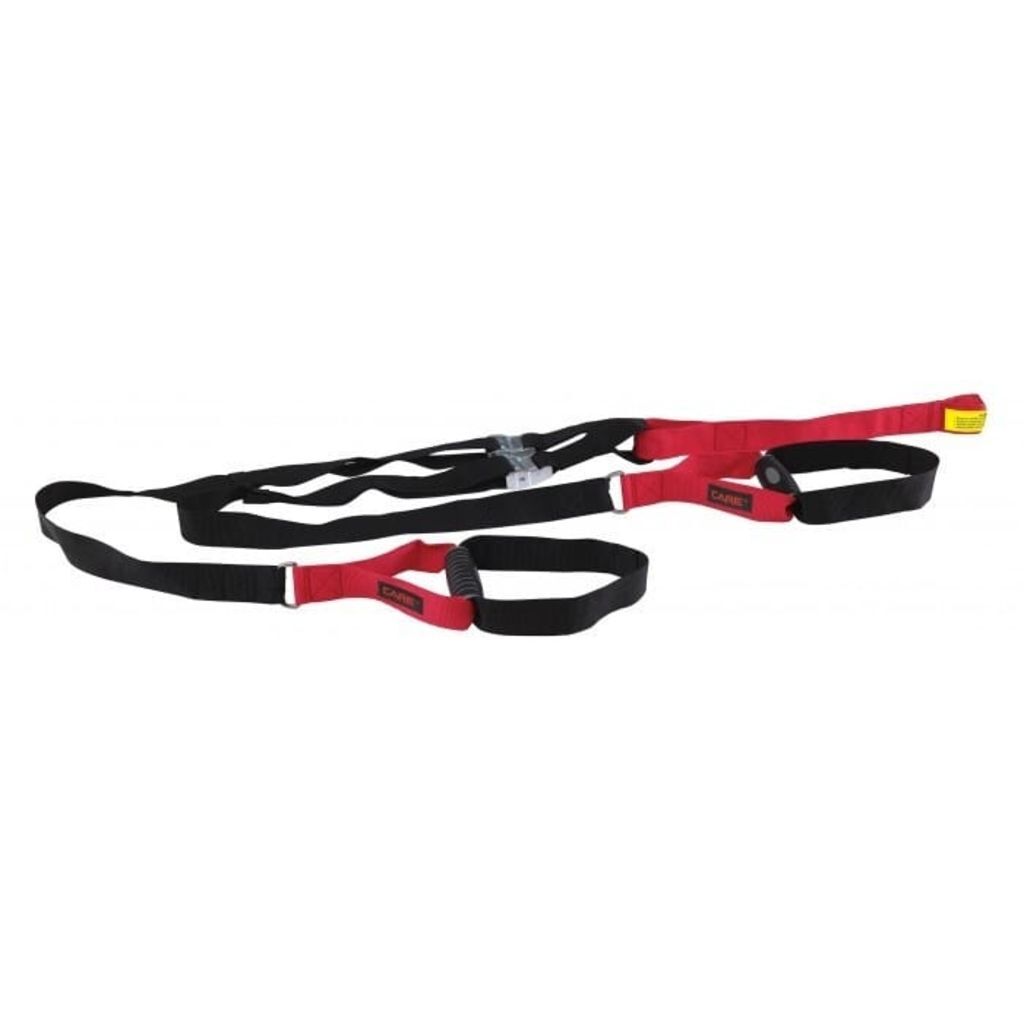 Care Fitness Suspension Trainer 200 Cm Zwart/rood