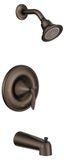 Moen T2133EPORB Eva Posi-Temp Tub en douche-trimset zonder ventiel, oliegewreven brons Moen