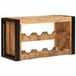 vidaXL Étagère à vin marron 80 x 45 x 33 cm bois de manguier massif brut