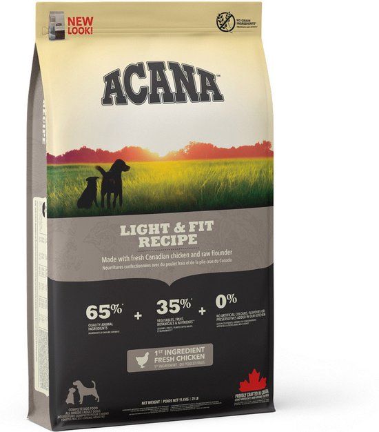 Acana Heritage Light & Fit hondenvoer 11.4kg