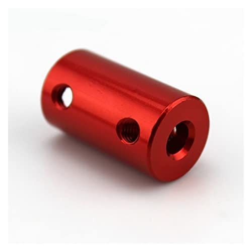 Greendhat Koppeling Aluminium Koppeling D12L20 voor 3D Printers Onderdelen Rode Flexibele As Koppelstuk Schroef Deel voor Stepper Motor (Binnendiameter: 2mm tot 3mm) printeronderdelen (Grootte: 2mm tot 6mm)