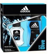 Adidas Ice dive eau de toilette + showergel geschenkset 100ml + 250ml