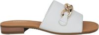 Gabor 82.791.62 Dames Platte Sandalen Blauw Leer