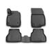 OMAC 2615444 Ensemble de tapis de sol noir, ETP (élastomère thermoplastique)