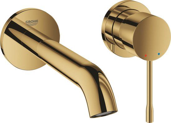 GROHE Essence New Wandgemonteerde Inbouw Wastafelkraan - Cool Sunrise (Goud) - 19408GL1