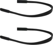 kwmobile Anti-Slip Bandje voor Bril Tempels Set - 2x Silicone Sportbandje voor Brillen - Zwart