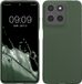kwmobile telefoonhoesje geschikt voor Motorola Moto G15 / G15 Power/ G17 / G17 Power - Hoesje voor smartphone - Back cover in donkergroen