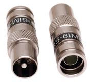 Macab Coax Connector Male Metal Silver