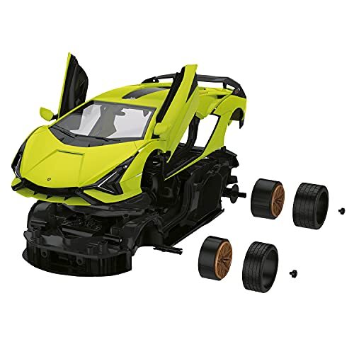 Mondo Motors RC Kit Lamborghini Sian, snelheid 8 km/u, schaal 1:18, kleur groen, 63692