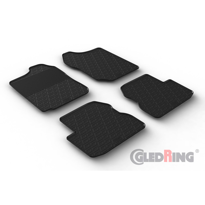GledRing Rubbermatten passend voor Suzuki Jimny (FJ) 1998-2018 (T profiel 4-delig)