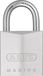 ABUS Marine hangslot 75IB/30 - weerbestendig - messing slot met nikkel parelcoating - ABUS-veiligheidsniveau 5 - zilver