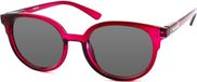 Vista Bonita NOVA – Zonneleesbril UV400 – Sterkte +3.50 – Kleur Very Berry – Unisex model – Licht en hip – Ronde pasvorm – Flexveren - Inclusief etui en doekje