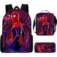 Rugzak SZSMART MODEL de gemodelleerd Spider-Man School Driedelige Set