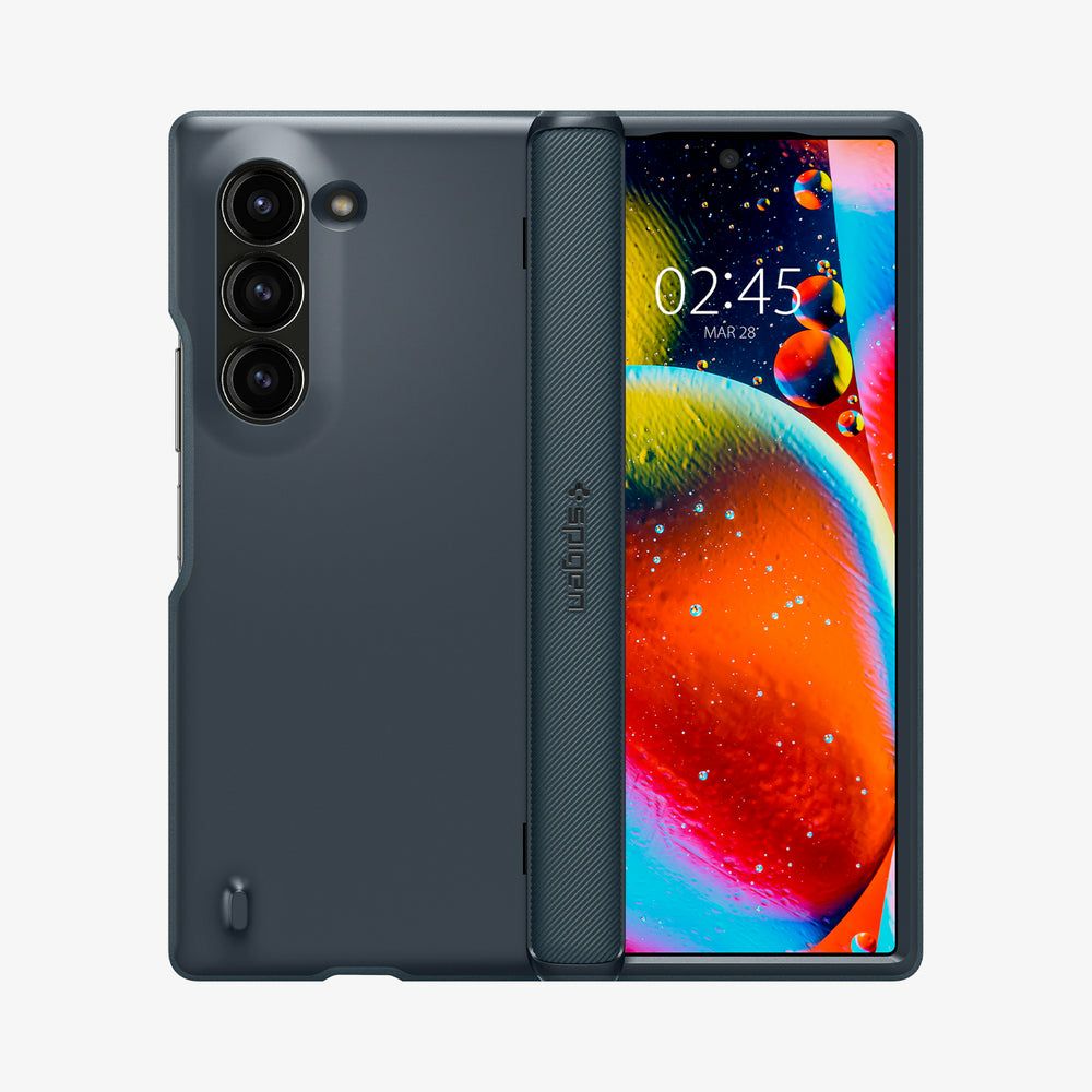 Spigen Slim Armor Pro Hoes Grijs voor Samsung Galaxy Z Fold 6