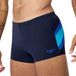 Speedo Hyperboom Aquashort Heren - Zwembroek Heren - Chloorbestendige Zwemshort Heren - Zwemboxer Heren met Trekkoord - Marine/Blauw - XL