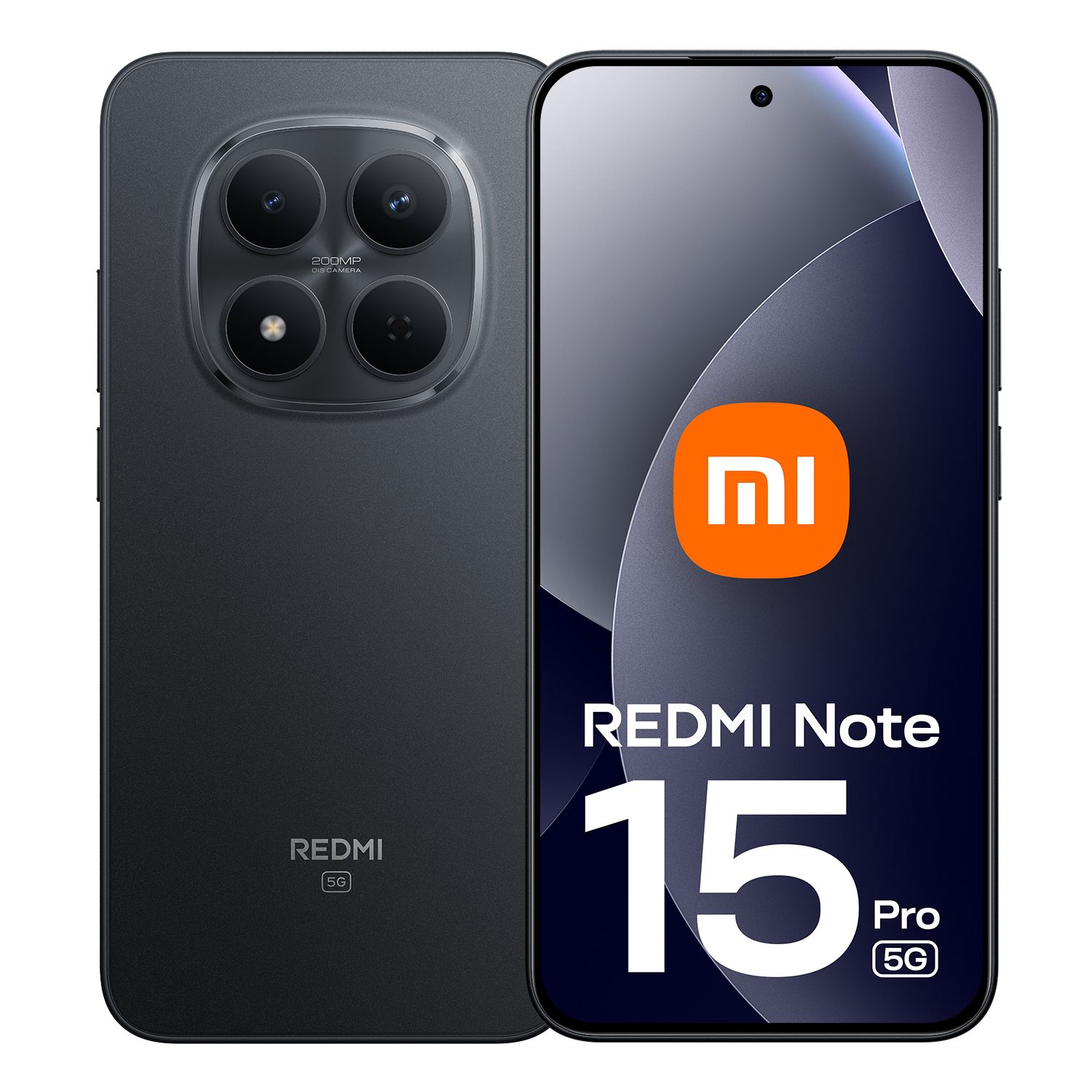 Xiaomi Redmi Note 15 Pro 5G 12GB RAM 512GB ROM - Zwart
