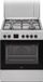 Continental Edison Gasfornuis CECG60FCS1, 4 kookplaten, 60 liter heteluchtoven, 59,8 x 61 x 83 cm, zilver, inclusief accessoires