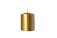 Nataluna Gouden stompkaars 7,5 x 10 cm