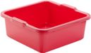 Plasticforte Afwasbak - kunststof - vierkant - 11L - rood - 36 x 35 x 13 cm - Huishouden