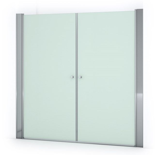 Maxaro Douchedeur Zircon Comfort 205cm Pendeldeur Matglas Chroom