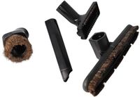 vhbw 4-delige mondstukset compatibel met Rainbow D3, E2, D4, SE, E3, E1, E stofzuigers - 32 mm zwart bruin