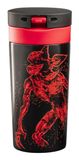 Bialetti STRTH04A reisdrinkbeker 380 ml Zwart, Rood Roestvrijstaal