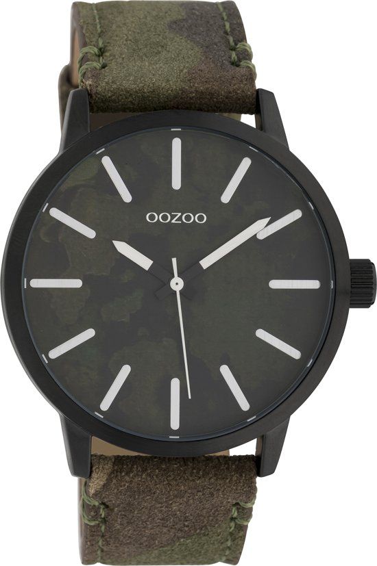 Oozoo Timepieces C10003 Camouflage Horloge 45mm