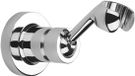 Ibenzoa® Support de pommeau de douche en métal massif, rotatif à 360 degrés – Support de douchette universel, acier inoxydable SUS304, chromé