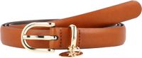JOOP! Leren Riem 2,0 CM Women's Belt With Pendant W70 Cognac Lichtbruin