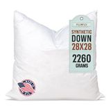 Pillowflex Synthetische Down Kussen Inserts Voor Shams Aka Faux/Alternatief 70cm x 70cm (28 Inch Door 28 Inch)