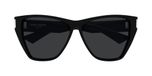 Saint Laurent SL 927 Lunettes de soleil œil de chat noires pour femmes 60 mm